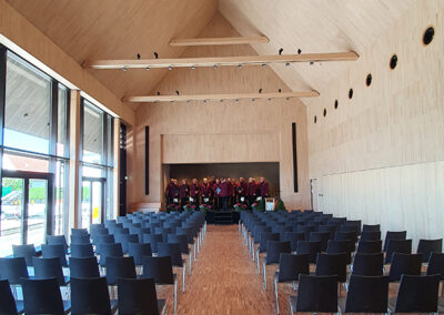 Innenansicht Saal Neubau