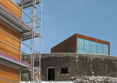 Bergvitrine im Bau