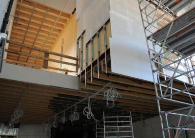Boden und Dachdecke Saal